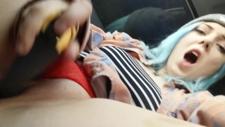 Mijn strakke kutje neuken in een wasstraat | @FakeAnnaLee | Bedankt voor 500 abonnees!