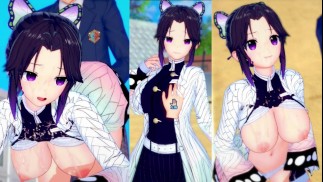 【エロゲーコイカツ！】鬼滅の刃 蝴蝶忍3DCG巨乳アニメ動画[Hentai Game Koikatsu! Demon Slayer Shinobu Kocho(Anime 3DCG Video)]