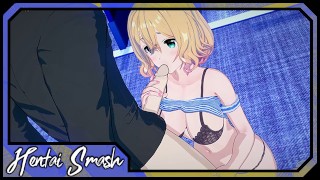 Mami Nanami reitet Schwanz im Aquarium! Rent-A-Freundin Hentai.