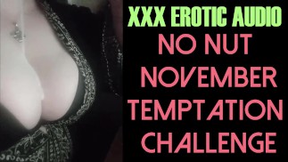 Desafío de Temptation noviembre sin nueces (audio ASMR JOI erótico)