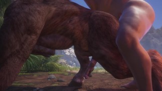Big Muscle Man fickt Grok hart! Minotaurus Kommt Einen Eimer Voll / (Schwul Pelzig) / Wild Life Furries