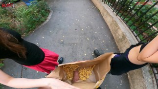Veřejné dvojité honění v sáčku na hranolky... Jdu do toho! Zcela nový způsob, jak milovat McDonald's!