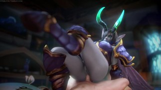 Повелитель Ужаса Демон Джайна Праудмор анальный секс с большой - Warcraft (Fpsblyck)