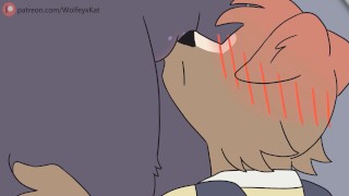 Kittyと子犬2(毛皮のような変態アニメーション)