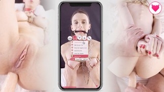 Honderden acties, BDSM porno simulator met Franse Pauline Cooper als je kleine slaaf!