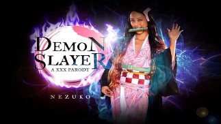 Asijská Alexia Anders Jako DEMON SLAYER NEZUKO Testování Svých Sexuálních Dovedností VR Porno