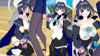 [Хентай-игра Коикацу! ] Займитесь сексом с Большие сиськи Vtuber Ouro Kronii.3DCG Эротическое аниме-