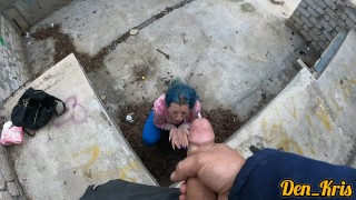 Zusammenstellung von viel Sperma im Gesicht einer süßen Schönheit