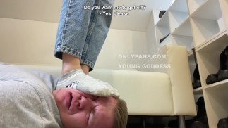 Foot Domination Teaser 6 - OnlyFans und Fansly: ygfoot - worship sniff lick trampling boot shoes