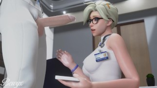 Doktor Mercy Dick Egzamin, obciąganie głębokie gardło 3D
