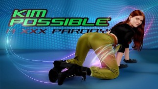 Jane Rogers jako KIM POSSIBLE zdaje sobie sprawę, że jest duży kutas tylko dla jej porno VR