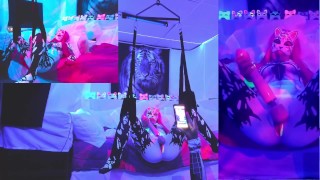 @SexyNeonKitty Анти Гвен Паук Гвен сквиртует и трахается с Человеком-пауком в прямом эфире на Chaturbate