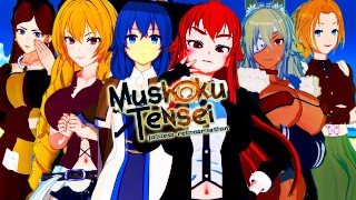 Alle meisjes neuken van Fushoku Tensei compilatie
