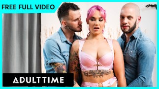ADULT TIME - Siri Dahls ERSTER BISEXUELLER MMF-DREIER mit Wolf Hudson & Johnny Hill! VOLLSTÄNDIGE SZENE!
