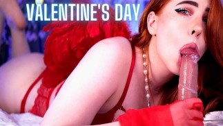Valentinstag. Engelhafter Blowjob. 4K - MollyRedWolf