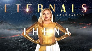 Busty babe Kenzie Anne como ETERNAL THENA es todo tuyo PORNO VR