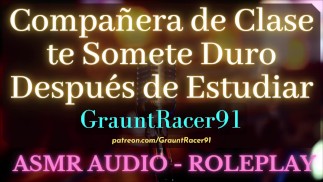 Il tuo compagno di classe si arrabbia e ti sottomette dopo la lezione - ASMR Audio Roleplay