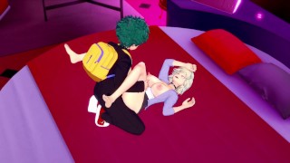 Deku krijgt volledige service van Bakugo's moeder | My Hero Academia Hentai