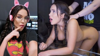Hot gamer babe BAMBOLA hard geneukt in Elden Ring en doggystyle