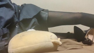 Crossdressing Ledershorts Masturbation Erektion Stomping Folter Japanischer Crash Fetisch