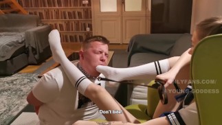 Foot Domination Teaser 10 - OnlyFans und Fansly: ygfoot - worship sniff lick trampling boot shoes