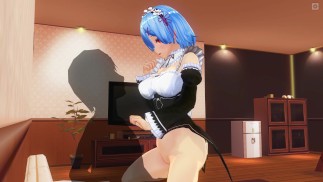 3D HENTAI Rem monta una polla pero no te deja correrte en el coño