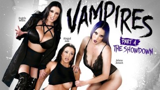 GIRLSWAY - Upírka Angela White A Její Vůdce Tvrdě Kurva Abigail Mac, Aby Ji Učinili Částí Smečku