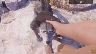 Rasha Pelziges Wolfsmädchen Fickt Großer Kerl