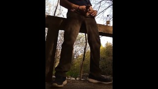 Strelen op een openbaar wandelpad