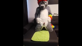Wolf cum deux fois de suite (énorme éjaculation)