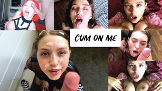 Staraj się Nie Kończyć Wyzwania Honey Sasha Jest Pokryta Spermą