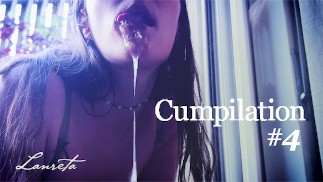 Übermäßiges Sperma im Mund, hausgemachte Zusammenstellung! Massive orale Creampies - Amateur Lanreta