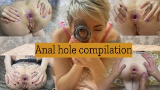 Estoy loco por su agujero abierto, quiero follar este culo una y otra vez. Nuestra compilación anal.