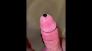 Cumming z vytahování 20 palcového zvuku z mého penisu