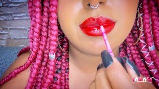 ASMR РОТ ЗВУКИ ВЛАЖНЫЙ МИНЕТ КРАСНЫЕ ГУБЫ