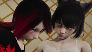 Rwby Ruby Rose futa x Blake Belladona Cunnilingus fpov/obciąganie/misjonarz+++