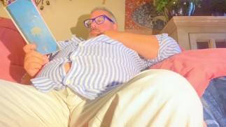 Nejtlustší největší břicho Profesor angličtiny má neuvěřitelný orgasmus bez použití rukou 