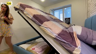 Regalo vaginal del destino quédate a mi lado atascado debajo de la cama
