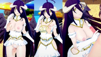 [¡Juego Hentai Koikatsu! ] Tener sexo con Big tits OVERLORD Albedo.Video de anime erótico 3DCG.