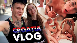 チワワスVLOG。Omg！クロアチアは夢中でした。新しく会った男との3P