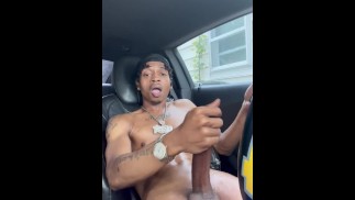 Großer Schwarzer Schwanz Busted A Big Ass Nut Im Auto In Der Öffentlichkeit FOLGEN SIE MEINER IG FÜR KOSTENLOSE AKTE: _Yeahitsrell23