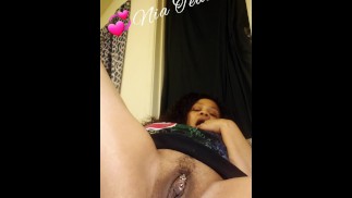 Bunda gorda Ebony freak brinca com buceta molhada (orgasmo gritando) 💞Nia Teal💞