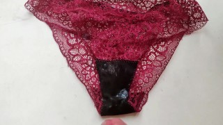 射在继妹湿透的内裤上