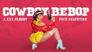 Natural teen Violet Starr como FAYE VALENTINE tem você pela primeira vez VR Porn
