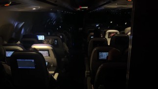 Mile High Club - Zakenman masturbeert op een vliegtuig naar Duitsland (romige cumshot)