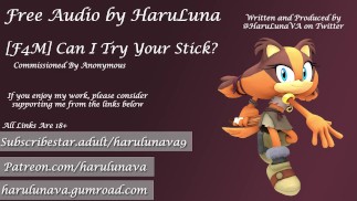 18+ Erotic Sonic Audio ft Sticks - mohu vyzkoušet vaši hůl?