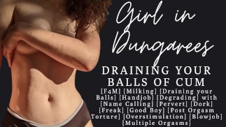 ASMR | Novia gótica fdom drenando tus bolas una y otra vez | Degradación |