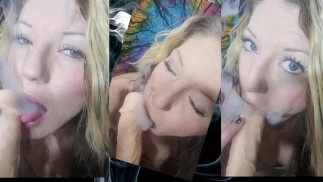 TINGLY EYE-GASM- Fumar BJ visual ASMR primer plano - VS120m