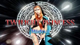 Ruiva Maya Woulfe TWILIGHT PRINCESS MIDNA montando seu pau grande VR Porn