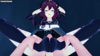Хентай от первого лица ноги Arknights Surtr
